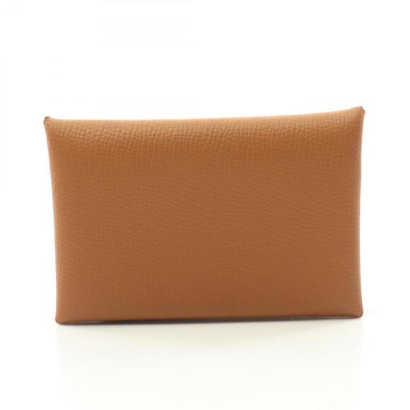HERMES Brown Leather Wallet - Picture 1 of 7
